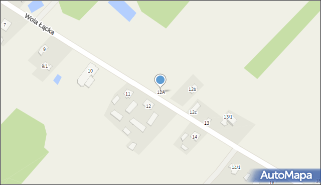 Wola Łącka, Wola Łącka, 12A, mapa Wola Łącka