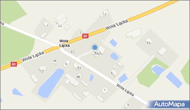 Wola Łącka, Wola Łącka, 5/2, mapa Wola Łącka