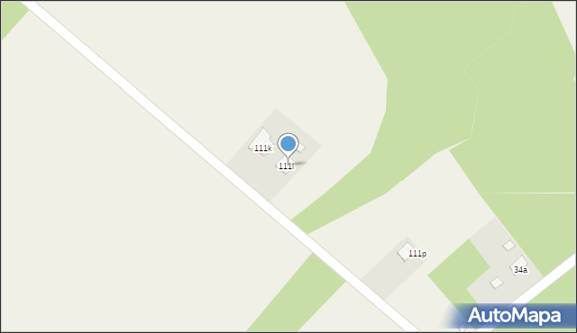 Wola Łagowska, Wola Łagowska, 111l, mapa Wola Łagowska