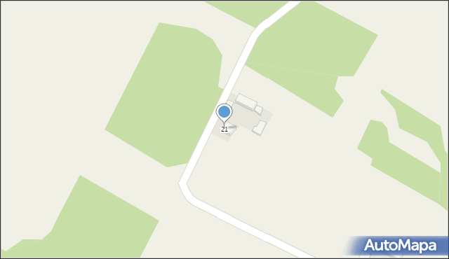 Wola Łagowska, Wola Łagowska, 21, mapa Wola Łagowska