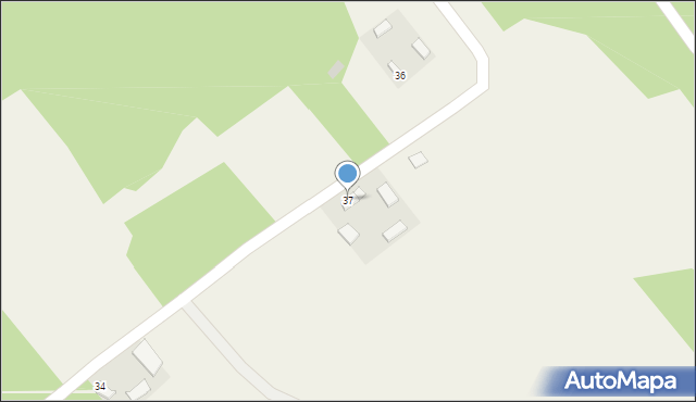 Wola Łagowska, Wola Łagowska, 37, mapa Wola Łagowska