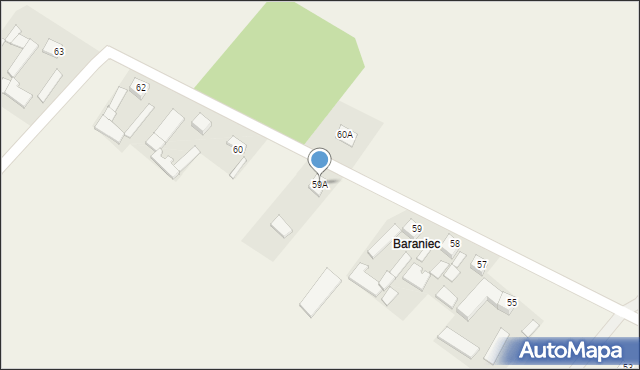 Wola Łagowska, Wola Łagowska, 59A, mapa Wola Łagowska