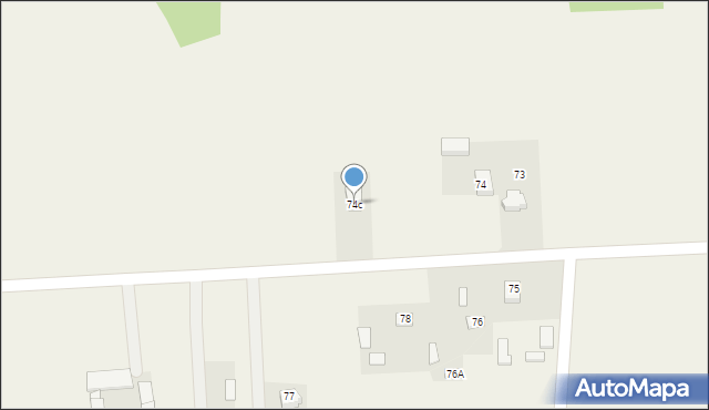 Wola Łagowska, Wola Łagowska, 74c, mapa Wola Łagowska