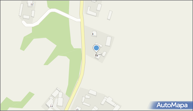 Wola Łagowska, Wola Łagowska, 8a, mapa Wola Łagowska
