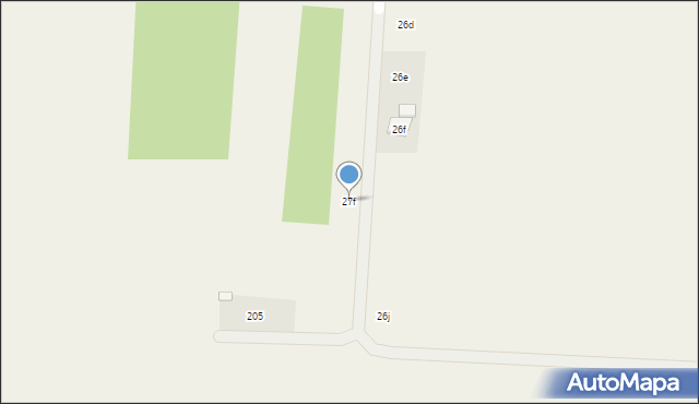 Wola Łaska, Wola Łaska, 27f, mapa Wola Łaska