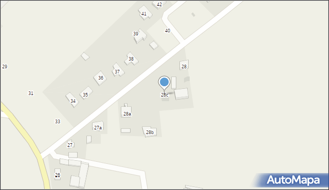 Wola Łaszczowa, Wola Łaszczowa, 28c, mapa Wola Łaszczowa