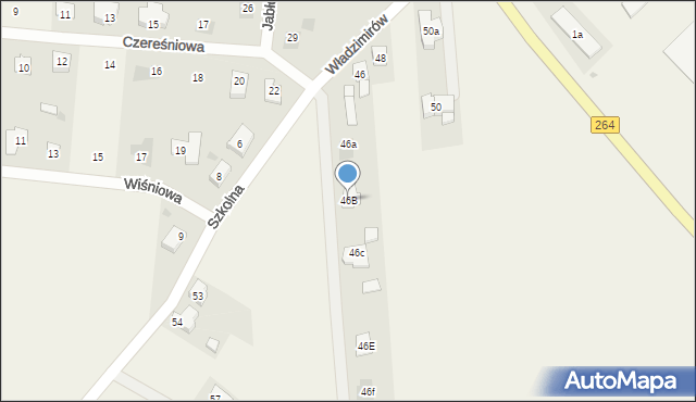 Wola Łaszczowa, Wola Łaszczowa, 46B, mapa Wola Łaszczowa