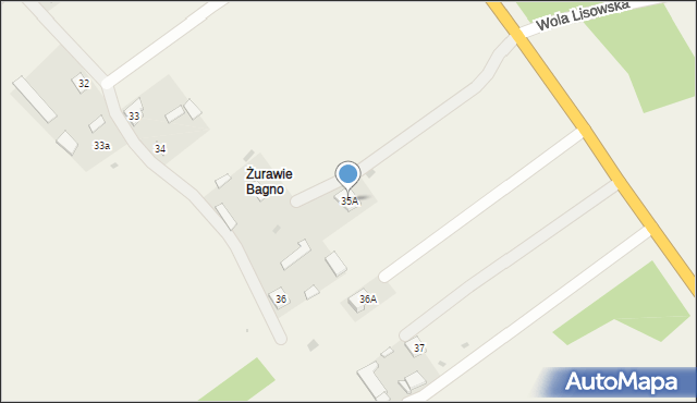 Wola Lisowska, Wola Lisowska, 35A, mapa Wola Lisowska