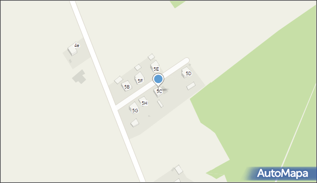 Wola Lisowska, Wola Lisowska, 5C, mapa Wola Lisowska