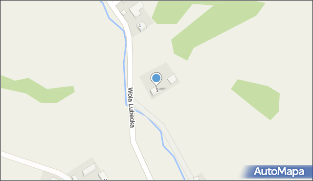 Wola Lubecka, Wola Lubecka, 3, mapa Wola Lubecka