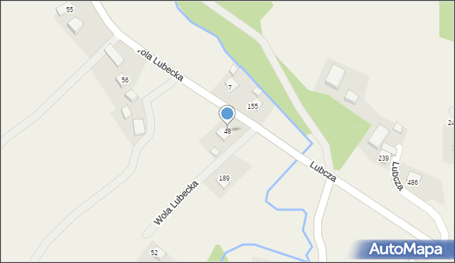 Wola Lubecka, Wola Lubecka, 48, mapa Wola Lubecka