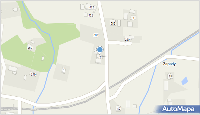 Wola Łużańska, Wola Łużańska, 2, mapa Wola Łużańska