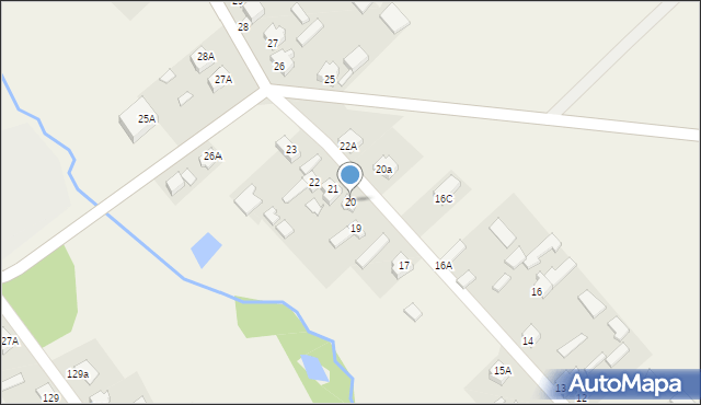 Wola Makowska, Wola Makowska, 20, mapa Wola Makowska