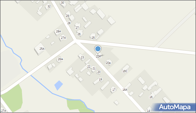 Wola Makowska, Wola Makowska, 22A, mapa Wola Makowska