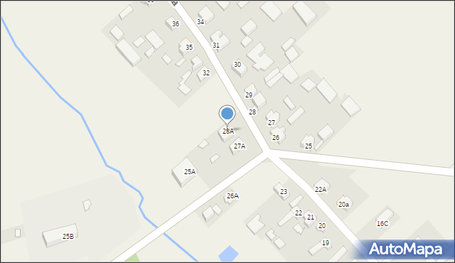 Wola Makowska, Wola Makowska, 28A, mapa Wola Makowska