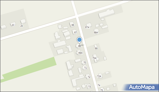 Wola Makowska, Wola Makowska, 68, mapa Wola Makowska