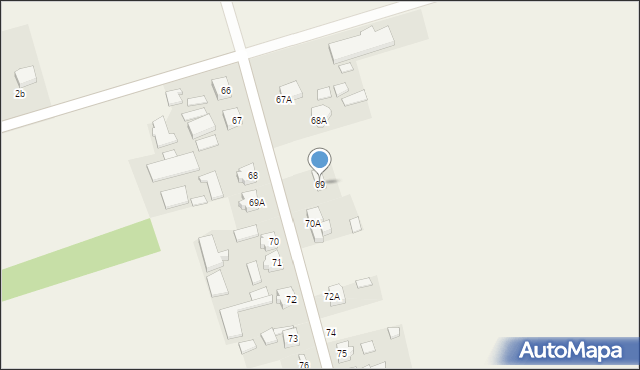 Wola Makowska, Wola Makowska, 69, mapa Wola Makowska
