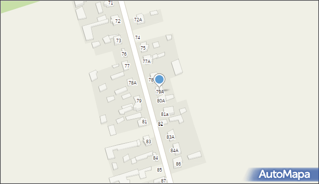Wola Makowska, Wola Makowska, 79A, mapa Wola Makowska