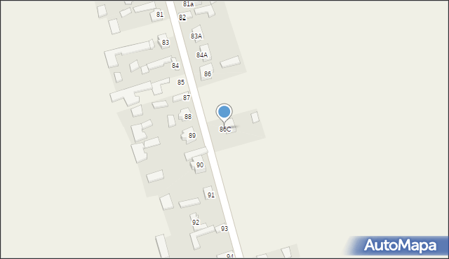 Wola Makowska, Wola Makowska, 86C, mapa Wola Makowska