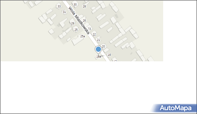 Wola Miastkowska, Wola Miastkowska, 19a, mapa Wola Miastkowska