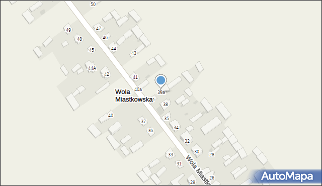 Wola Miastkowska, Wola Miastkowska, 39a, mapa Wola Miastkowska