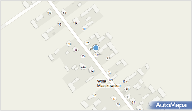 Wola Miastkowska, Wola Miastkowska, 44, mapa Wola Miastkowska