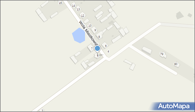 Wola Miastkowska, Wola Miastkowska, 5, mapa Wola Miastkowska
