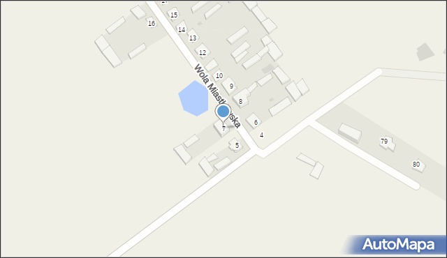 Wola Miastkowska, Wola Miastkowska, 7, mapa Wola Miastkowska