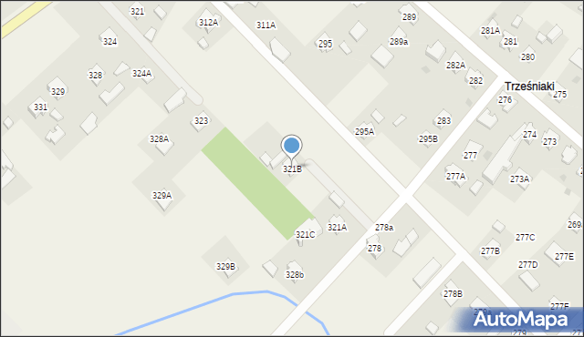 Wola Mielecka, Wola Mielecka, 321B, mapa Wola Mielecka