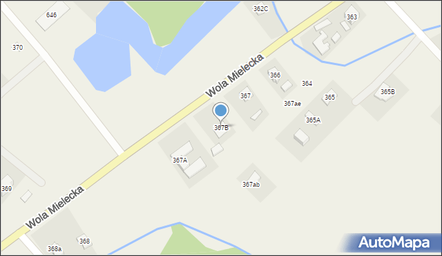 Wola Mielecka, Wola Mielecka, 367B, mapa Wola Mielecka