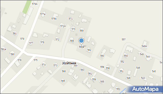 Wola Mielecka, Wola Mielecka, 562a, mapa Wola Mielecka