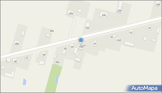 Wola Mikorska, Wola Mikorska, 43a, mapa Wola Mikorska