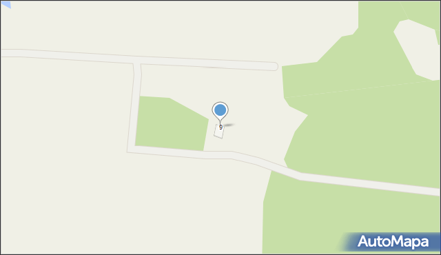 Wola Młocka, Wola Młocka, 9, mapa Wola Młocka