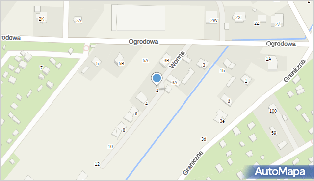 Wola Mrokowska, Wonna, 2, mapa Wola Mrokowska