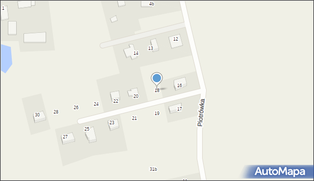 Wola Muntowska, Wola Muntowska, 18, mapa Wola Muntowska