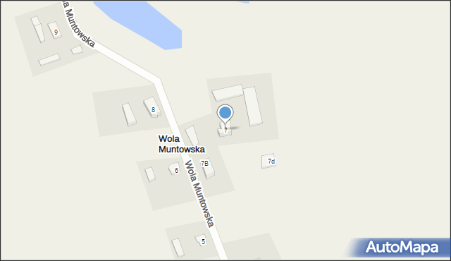 Wola Muntowska, Wola Muntowska, 7, mapa Wola Muntowska