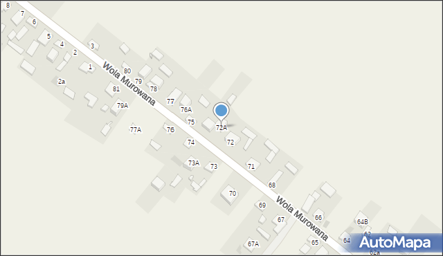 Wola Murowana, Wola Murowana, 72A, mapa Wola Murowana