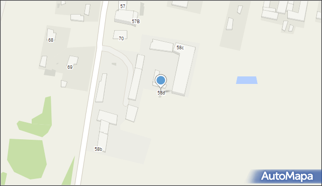 Wola Mysłowska, Wola Mysłowska, 58d, mapa Wola Mysłowska