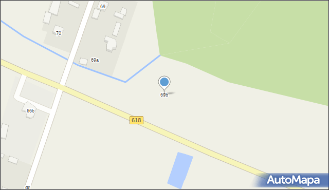 Wola Mystkowska, Wola Mystkowska, 69b, mapa Wola Mystkowska