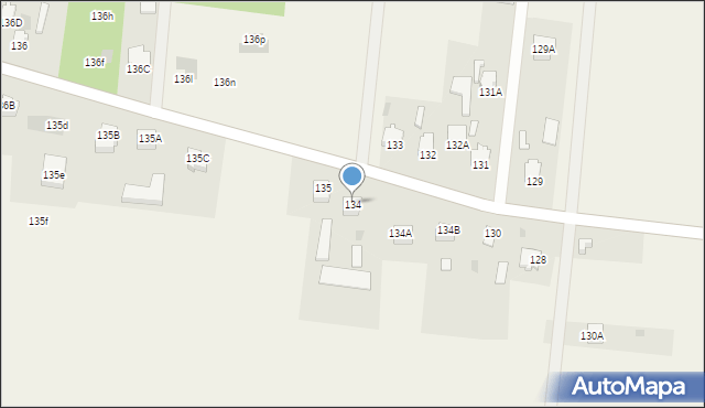 Wola Niemiecka, Wola Niemiecka, 134, mapa Wola Niemiecka