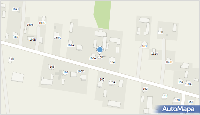 Wola Niemiecka, Wola Niemiecka, 166, mapa Wola Niemiecka