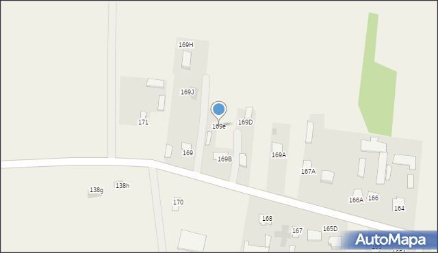 Wola Niemiecka, Wola Niemiecka, 169e, mapa Wola Niemiecka