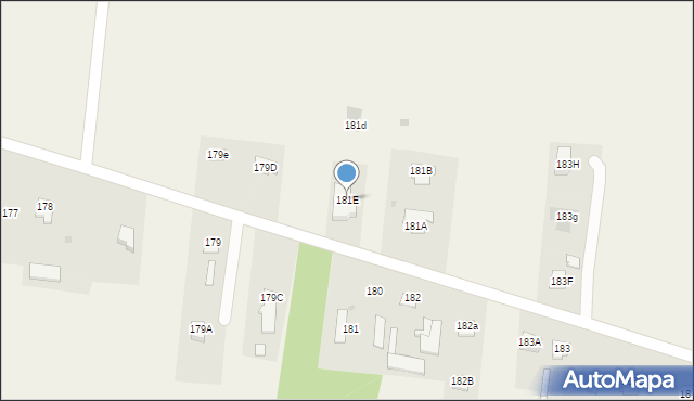 Wola Niemiecka, Wola Niemiecka, 181E, mapa Wola Niemiecka
