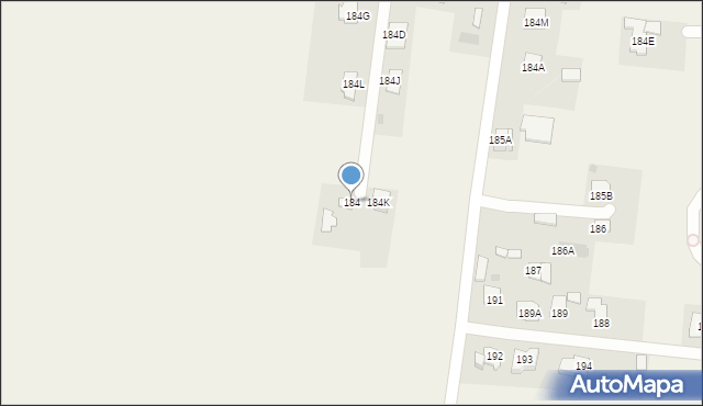 Wola Niemiecka, Wola Niemiecka, 184, mapa Wola Niemiecka