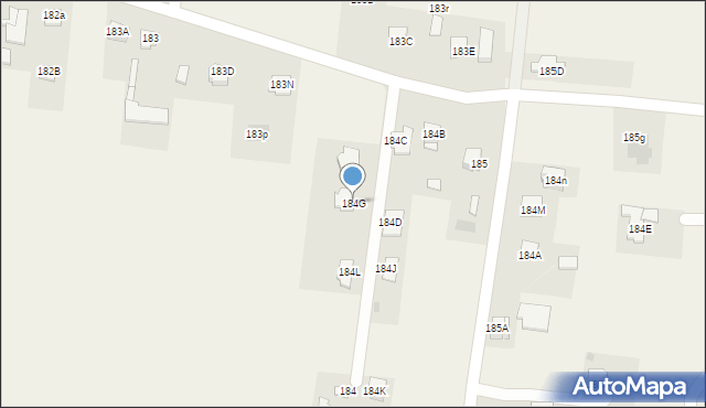 Wola Niemiecka, Wola Niemiecka, 184G, mapa Wola Niemiecka