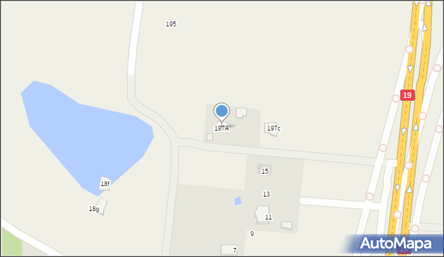 Wola Niemiecka, Wola Niemiecka, 197A, mapa Wola Niemiecka