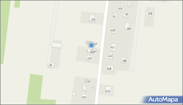Wola Niemiecka, Wola Niemiecka, 42G, mapa Wola Niemiecka
