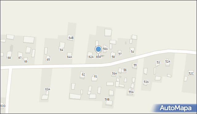 Wola Niemiecka, Wola Niemiecka, 60A, mapa Wola Niemiecka