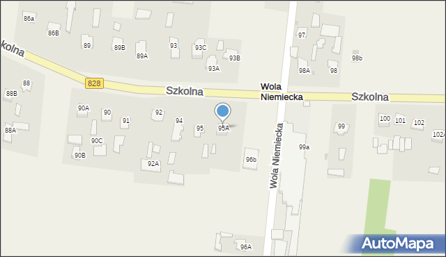 Wola Niemiecka, Wola Niemiecka, 95A, mapa Wola Niemiecka
