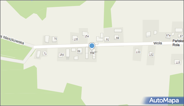 Wola Nieszkowska, Wola Nieszkowska, 69a, mapa Wola Nieszkowska